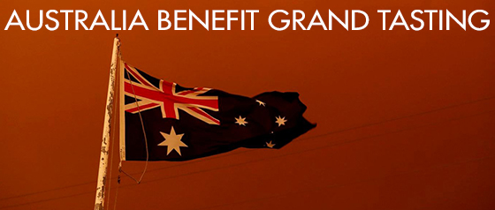 Sign up now! Friday March 20th - Australia Benefit Grand Tasting