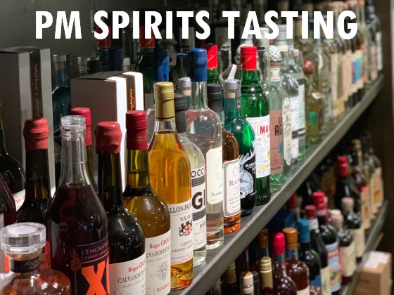 PM Spirits Free Tasting Tonight